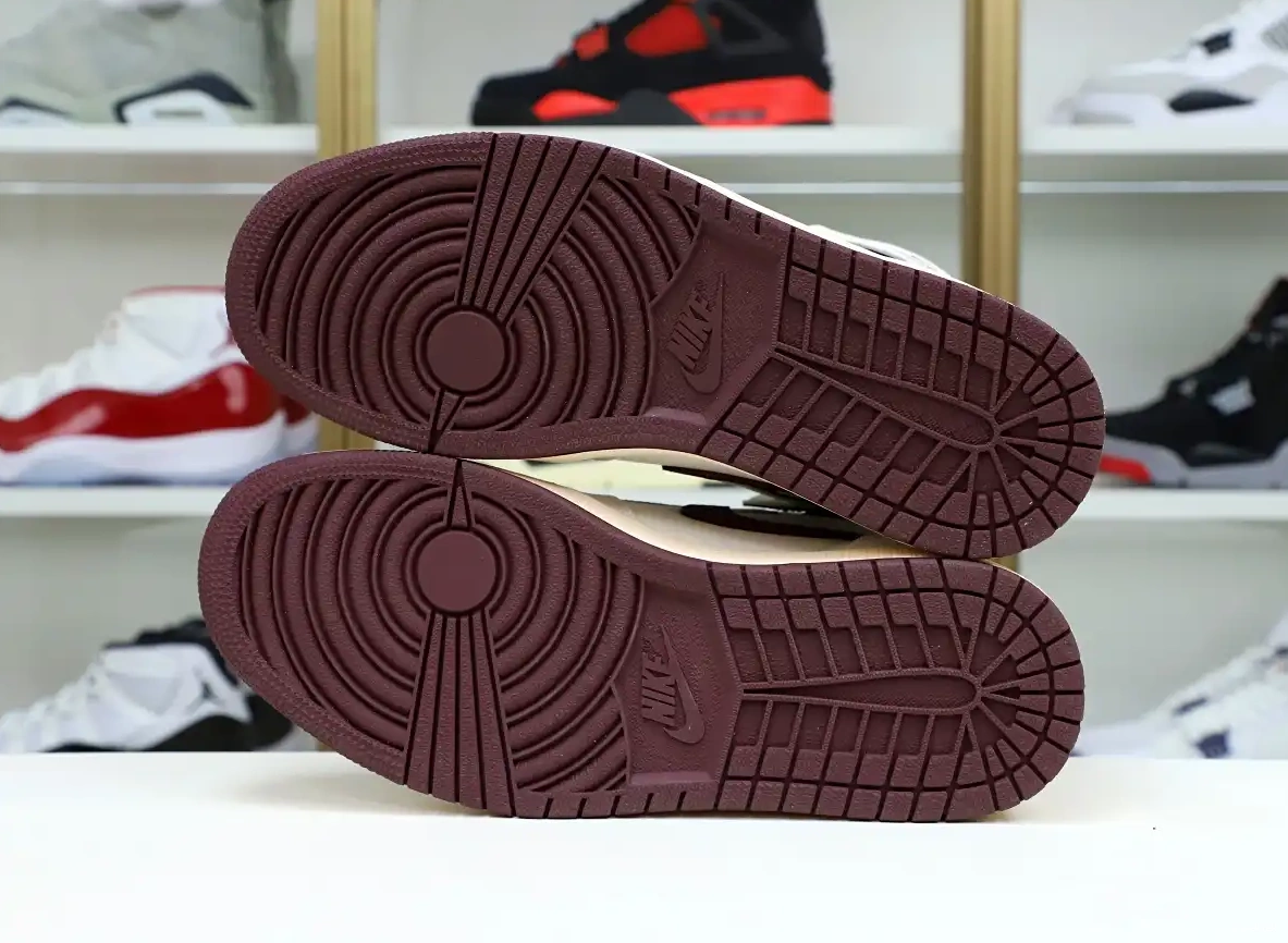 og high 1 Maniére burgundy